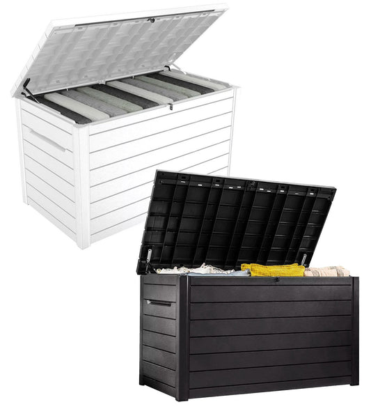 Keter 230 Gallon Resin Outdoor Patio Storage Deck Box Weatherproof