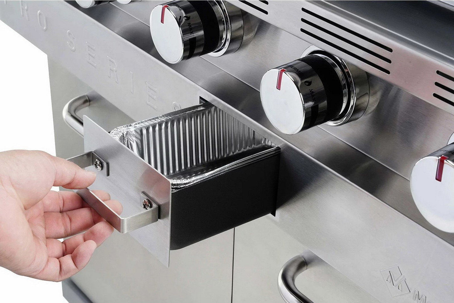 5 Burner Stainless Steel LP Gas Griddle 720 Sq Inches Hot Roll Steel Griddle