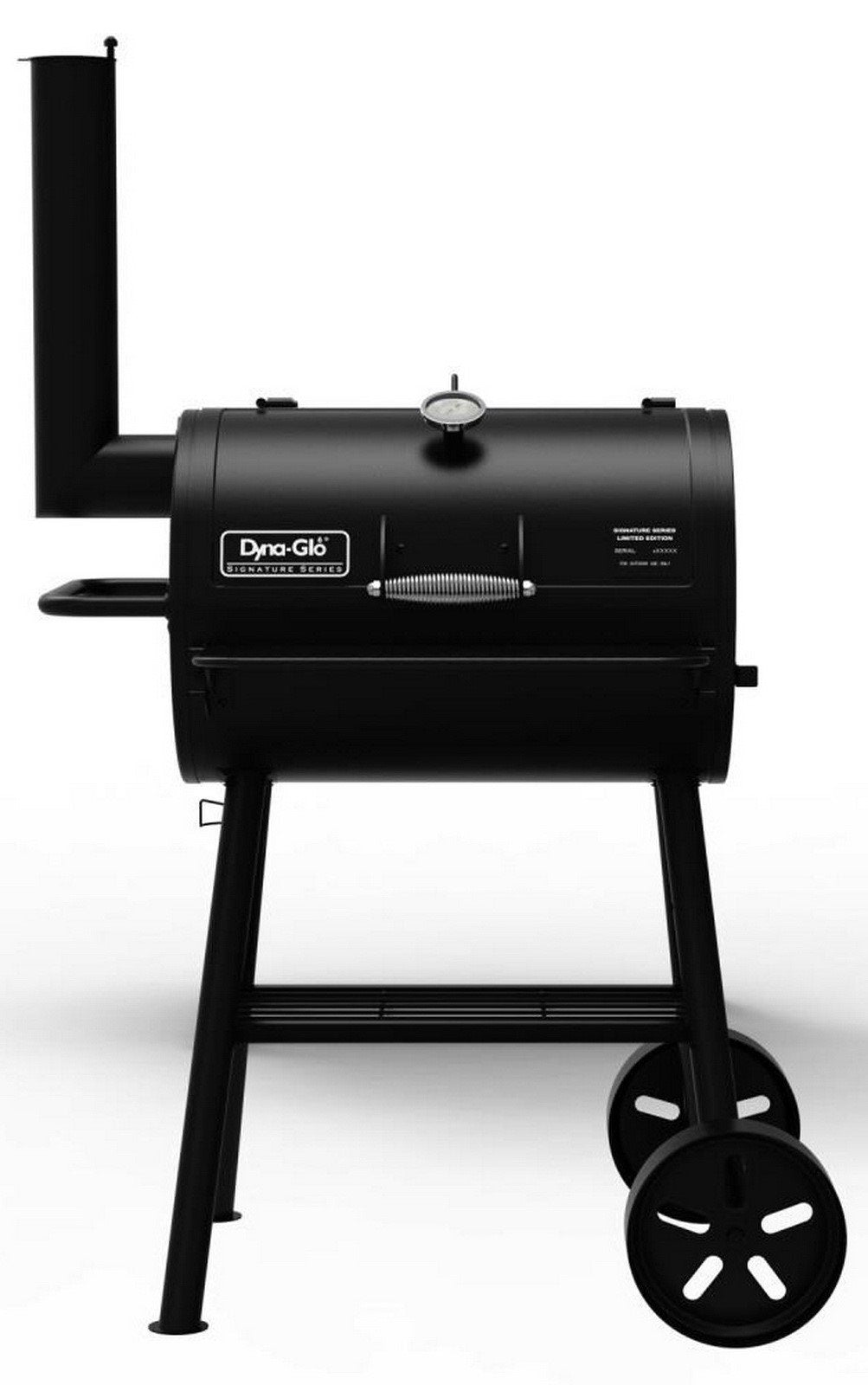 Dyna-Glo Charcoal Barrel Grill BBQ 37" Large 443 sq in Porcelain Enamel Grates