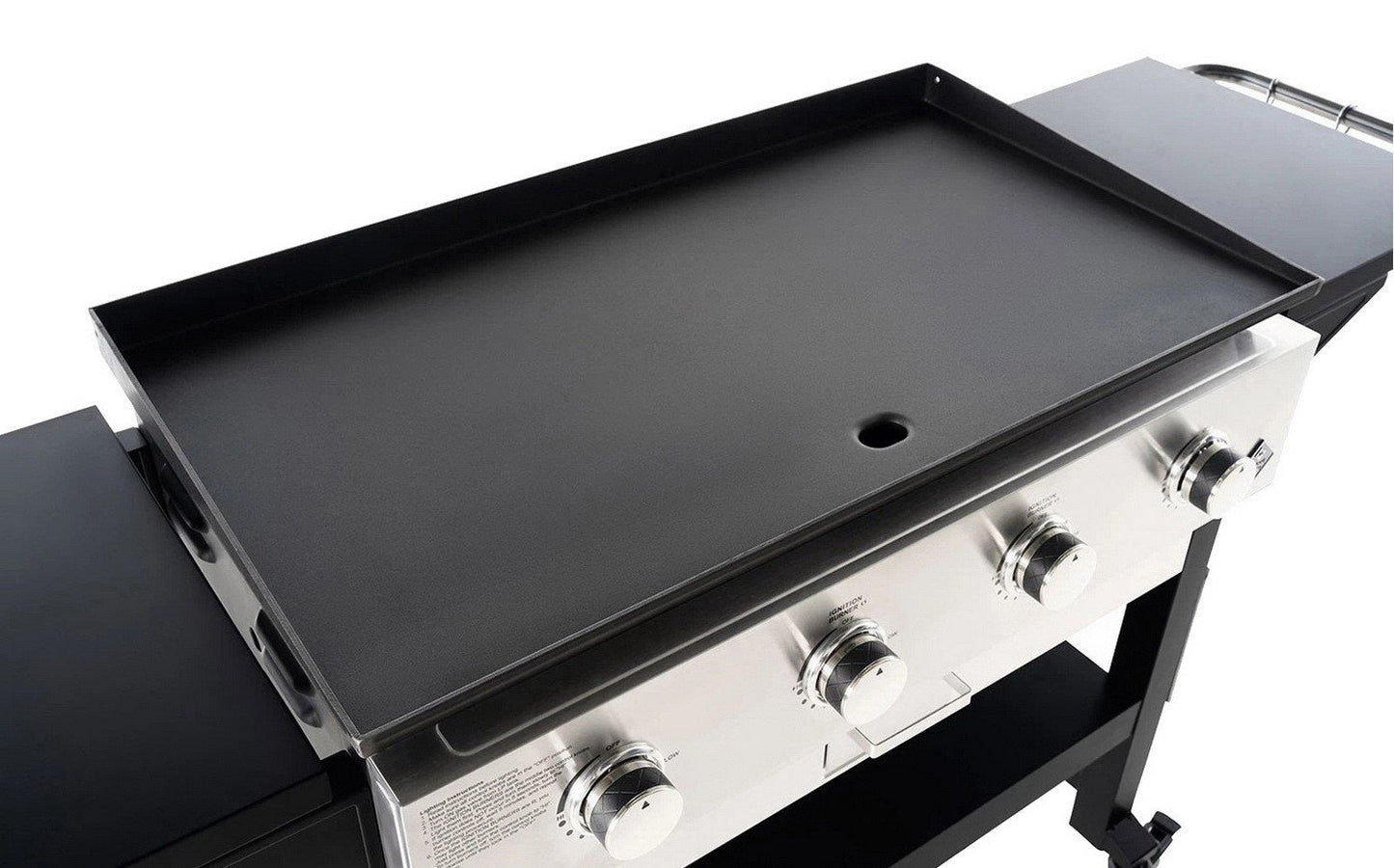 4 Burner Outdoor LP Gas Grill Griddle Top Portable Rolling 720 sq inch Propane