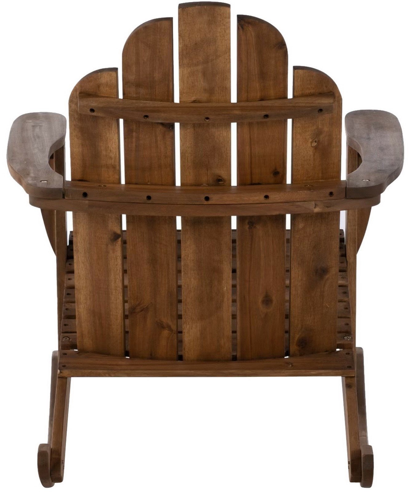 Teak Wood Porch Rocker Outdoor Rocking Chair Adirondack Patio Wooden Brown Big