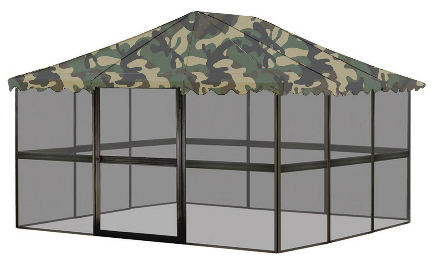 11'-7" Square Casita Screen House Screenhouse Tent Camouflage Canopy Enclosure