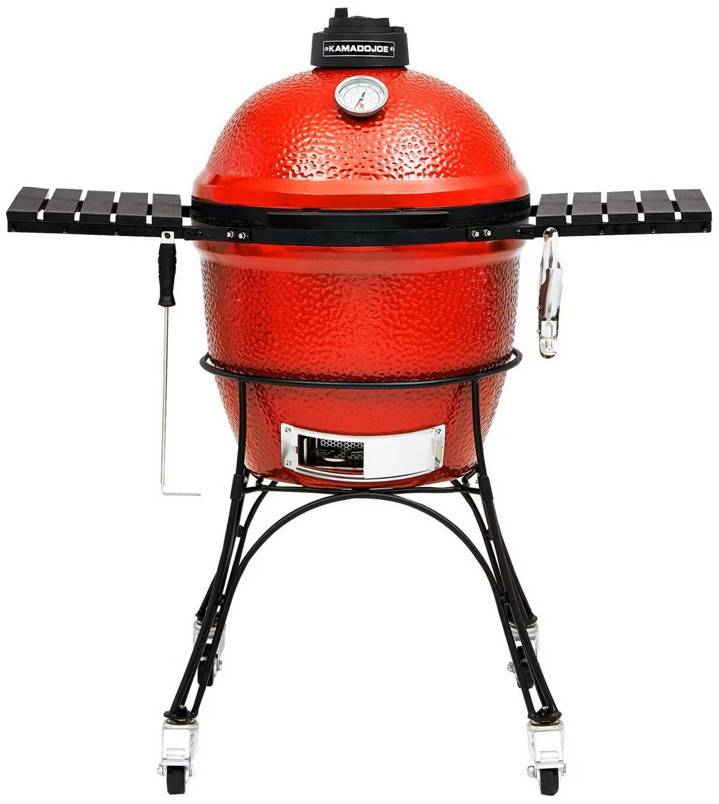 Kamado Joe Classic I Charcoal Grill with Cart & Locking Wheels