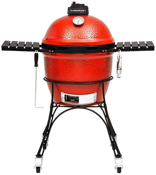 Kamado Joe Classic I Charcoal Grill with Cart & Locking Wheels