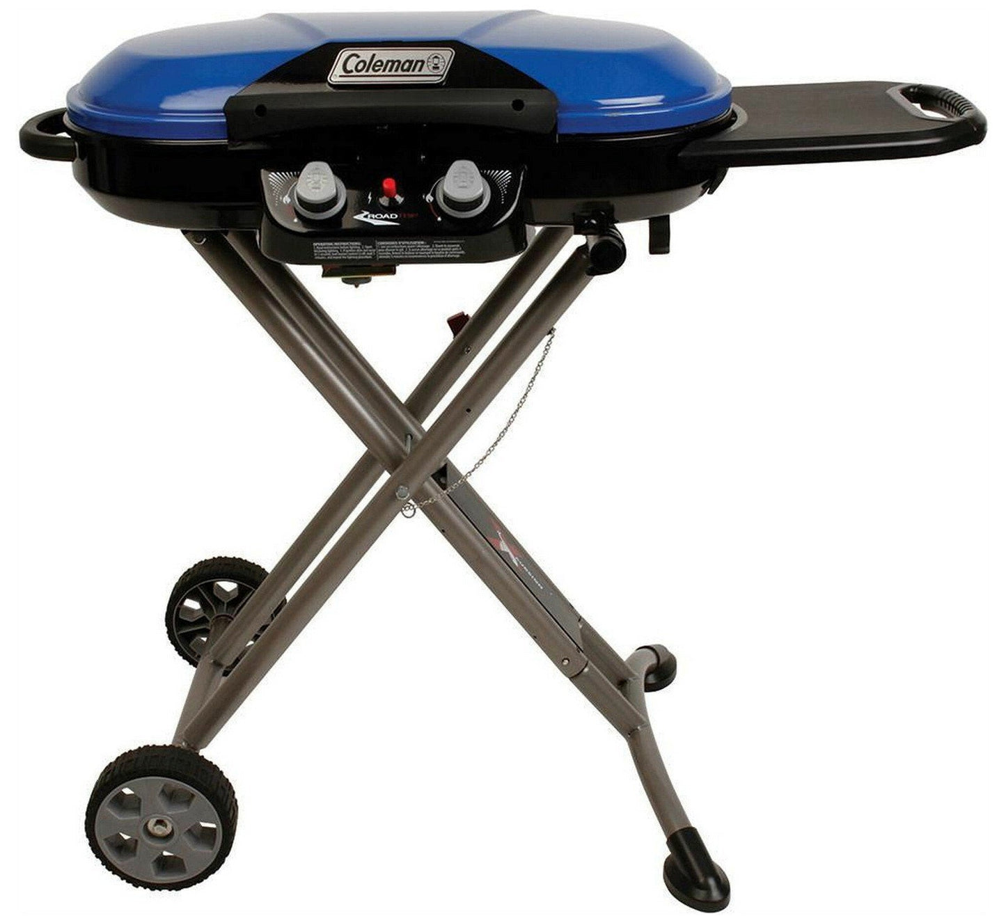 Coleman Roadtrip X-Cursion Portable Propane Grill 2 Burner Gas 20,000 BTU Blue