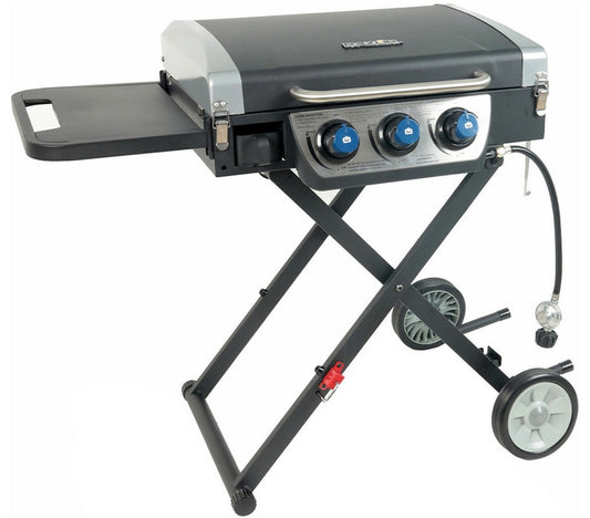 Razor 3 Burner Portable Propane Gas Griddle Large 30,000 BTU Cooks 31 Burgers