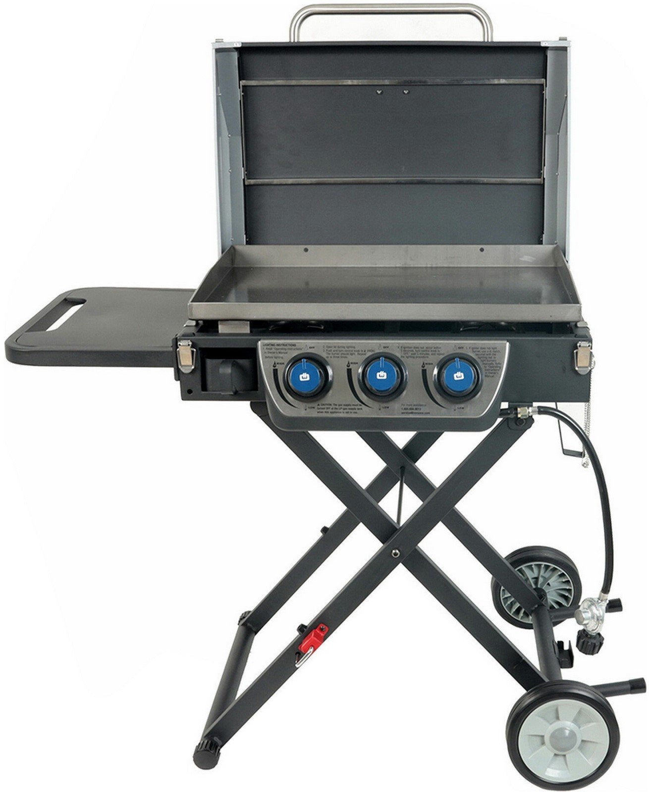 Razor 3 Burner Portable Propane Gas Griddle Large 30,000 BTU Cooks 31 Burgers
