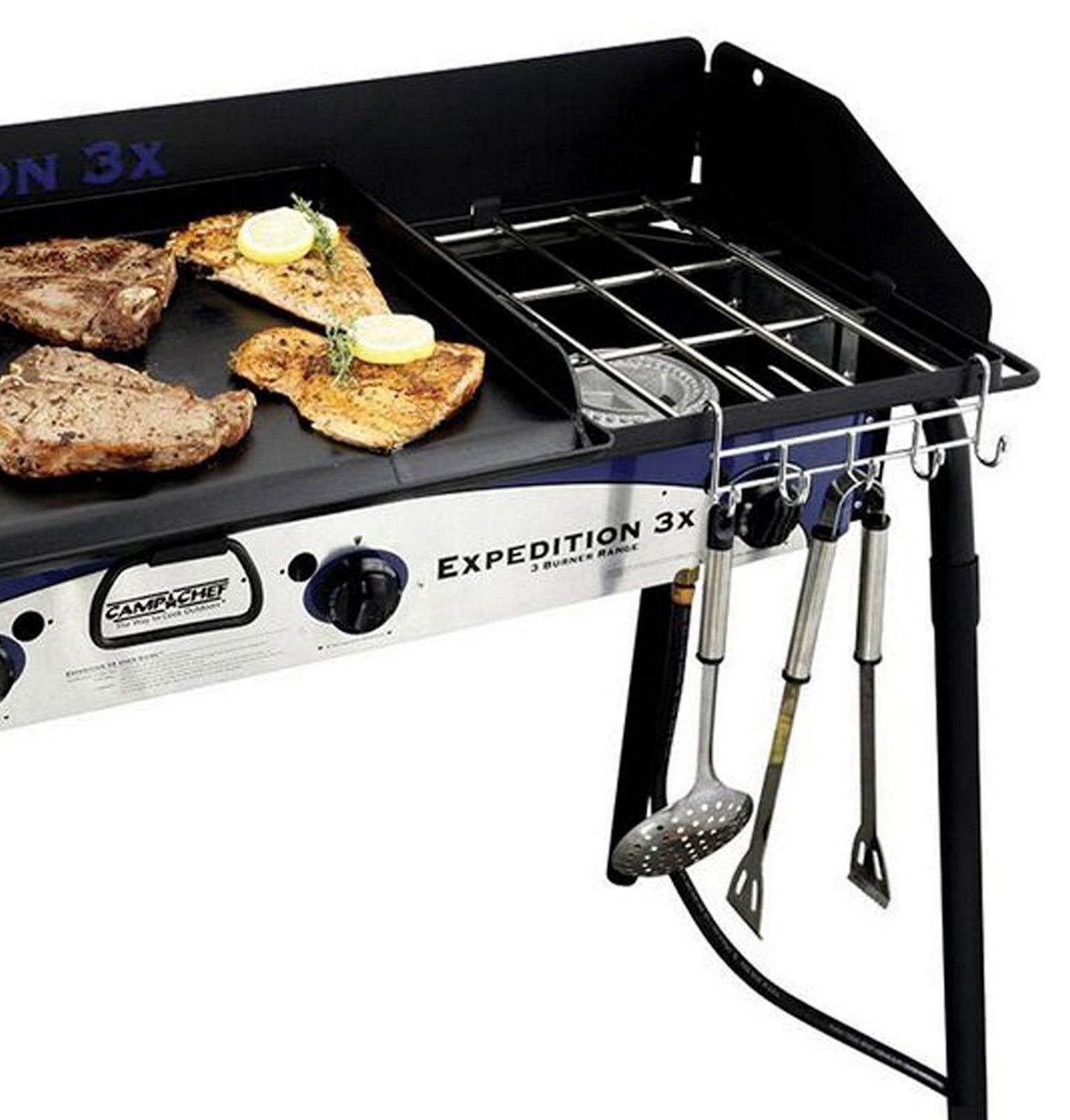 Camp Chef Expedition Outdoor Gas Griddle 3X 3 Burner Propane Stove