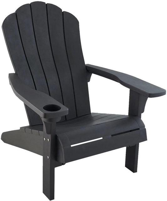 Keter Adirondack Chair Outdoor All Weather Plastic Deck Patio Pool Furniture