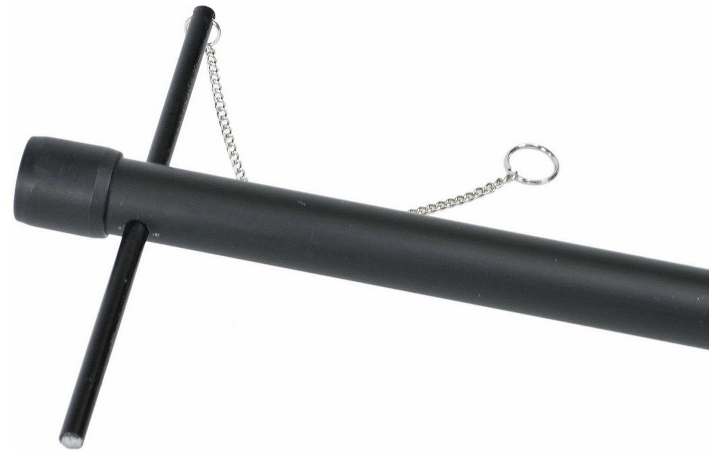 8' Beach Patio Market Tilt Umbrella w/ Auger Tip Carry Bag Blue or Black Stripes