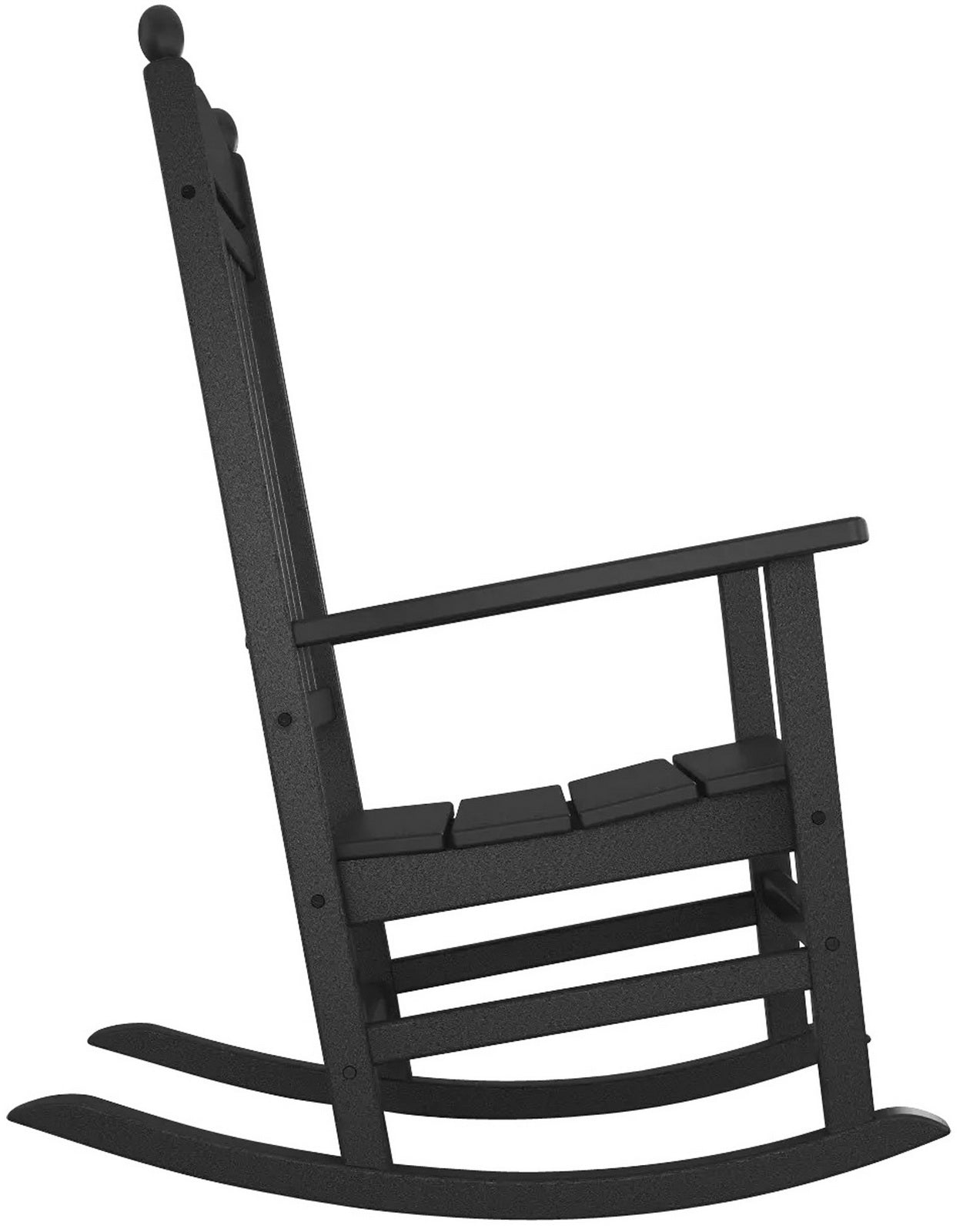 Outdoor Rocking Chair Patio Porch Rocker Durable Plastic Boards 350 lb Capacity