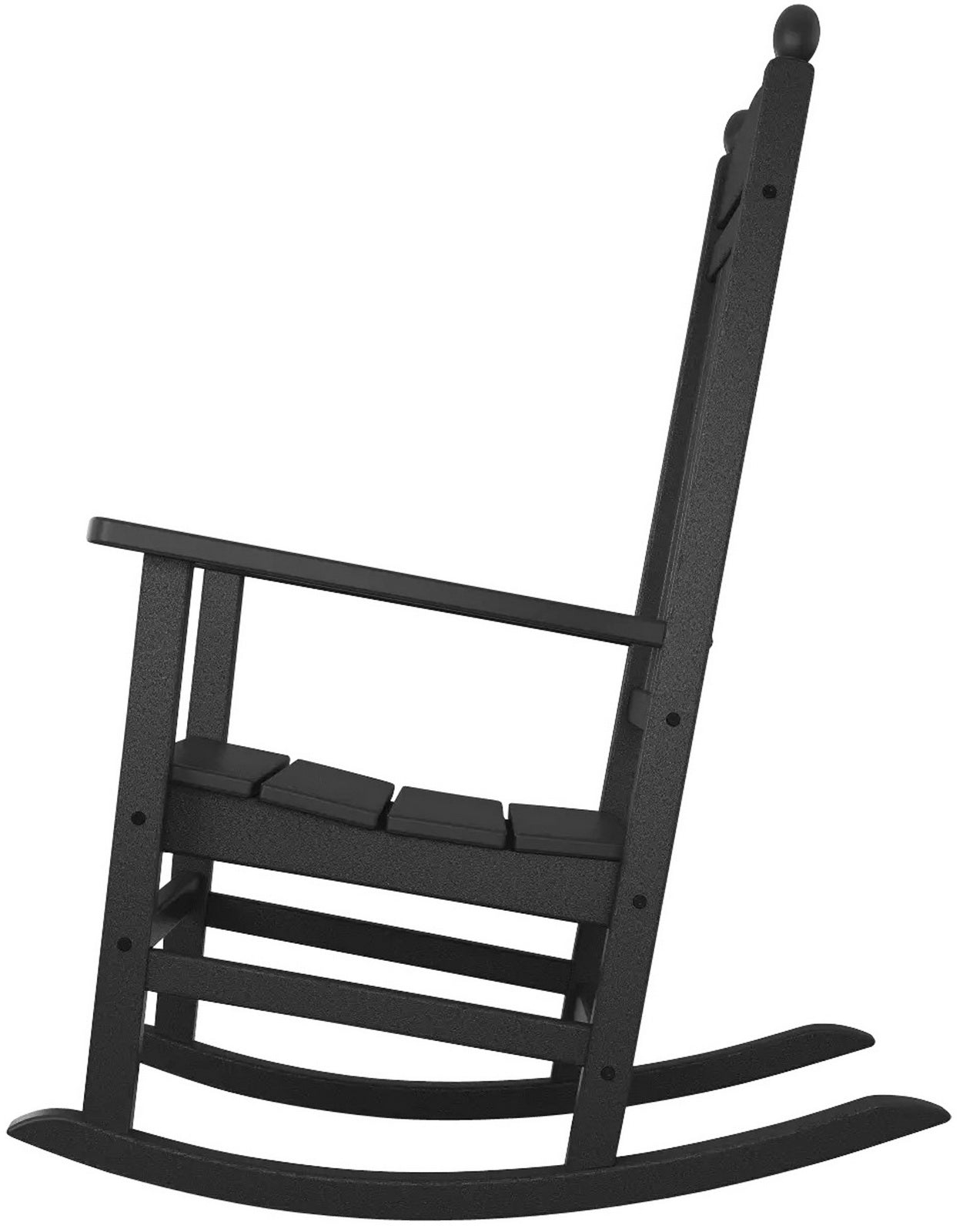 Outdoor Rocking Chair Patio Porch Rocker Durable Plastic Boards 350 lb Capacity