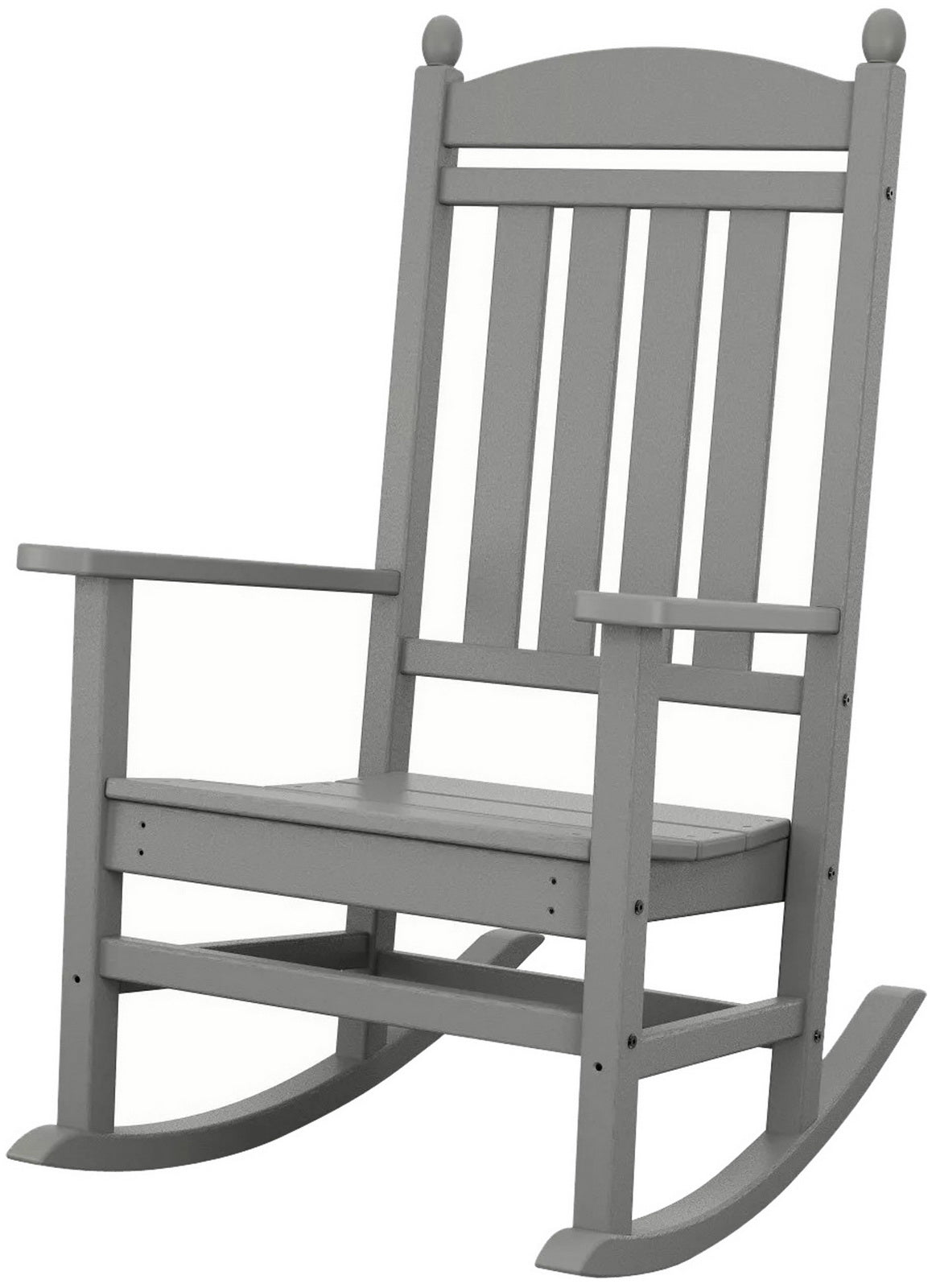 Outdoor Rocking Chair Patio Porch Rocker Durable Plastic Boards 350 lb Capacity
