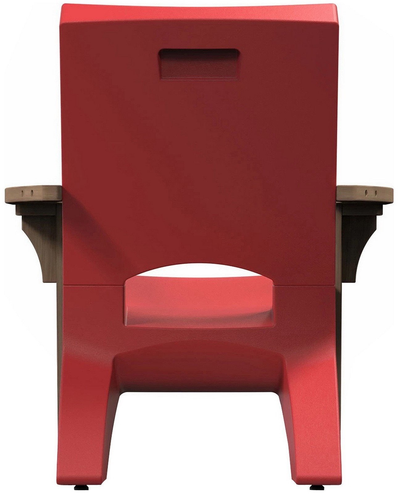 Mayne Mesa 3 pc Resin & Cedar Wood Outdoor Furniture Seating Set 2 Chairs Table