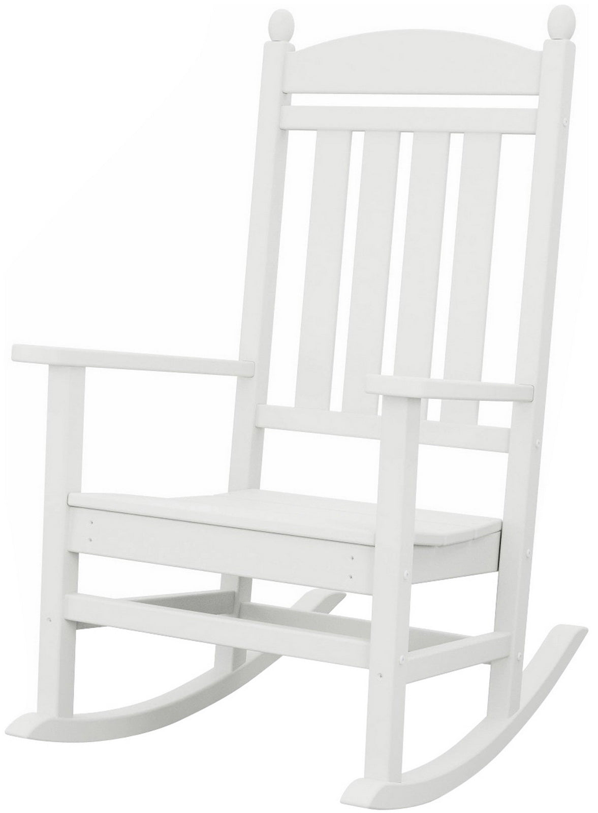 Outdoor Rocking Chair Patio Porch Rocker Durable Plastic Boards 350 lb Capacity