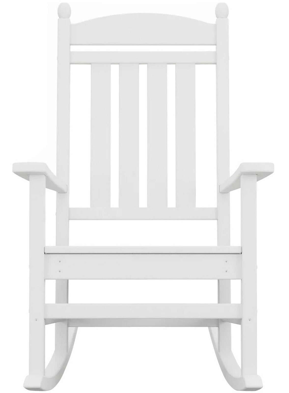 Outdoor Rocking Chair Patio Porch Rocker Durable Plastic Boards 350 lb Capacity