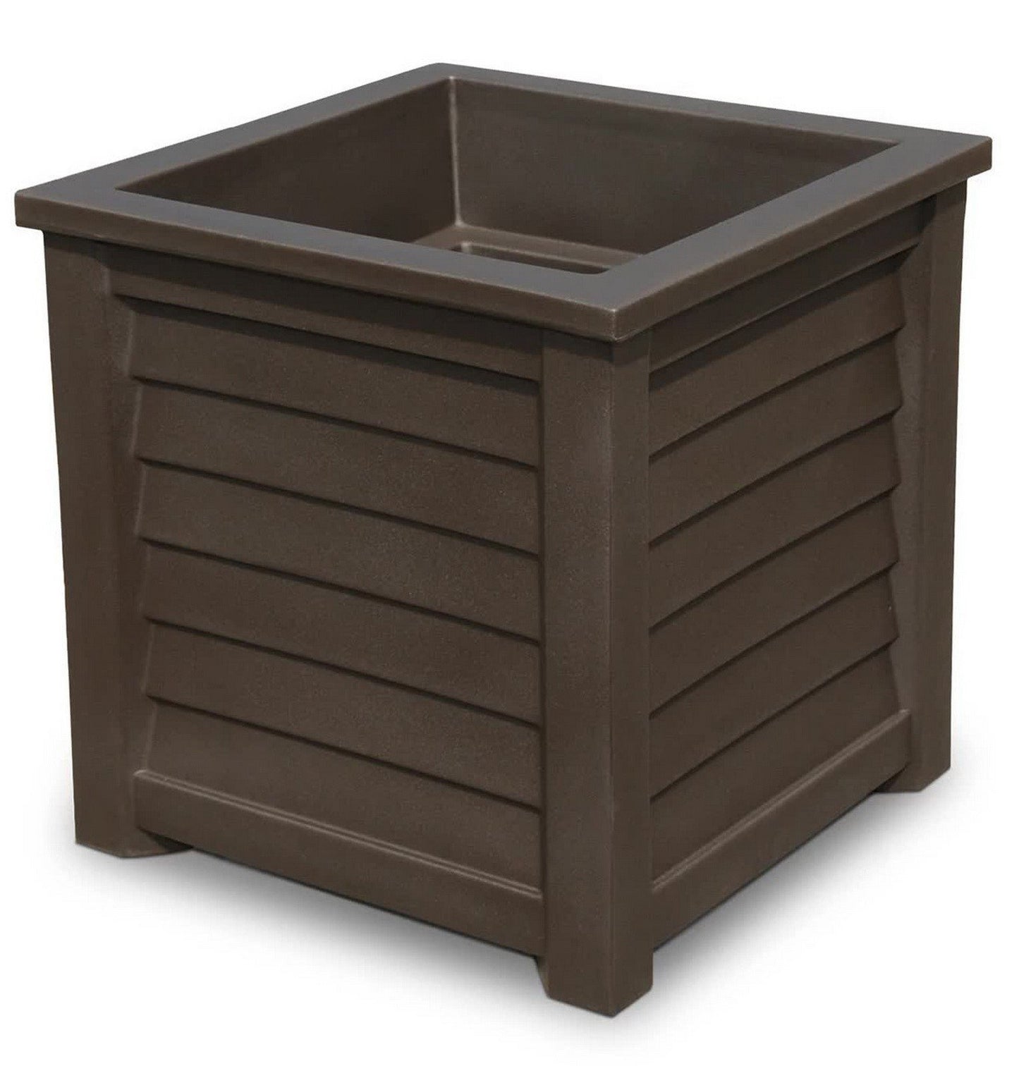 Large Outdoor Double Wall Plastic Planter Water Reservoir Flower Plant Pot 20" x 20"