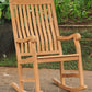 Solid Teak Wood Rocking Chair Large Rocker Outdoor Porch Furniture