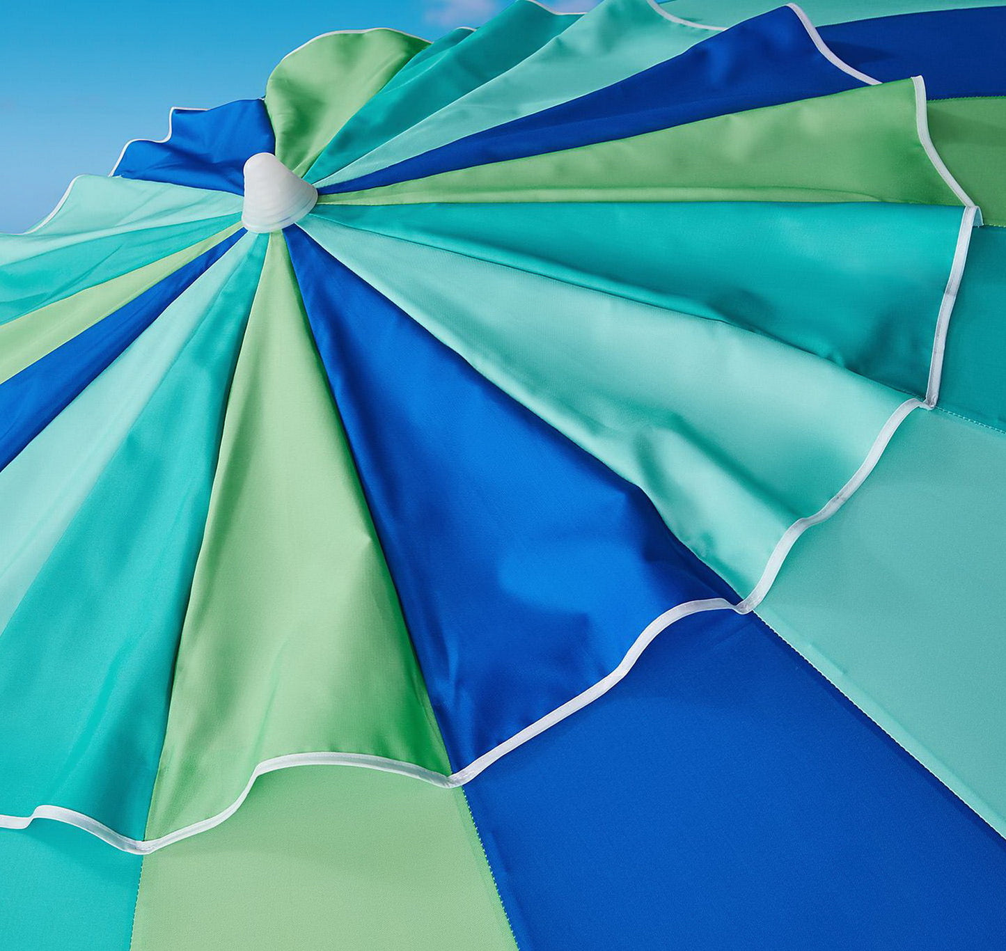 8 ft Multi Color Rainbow Blue Green Beach Umbrella Shade Patio Table Carry Bag