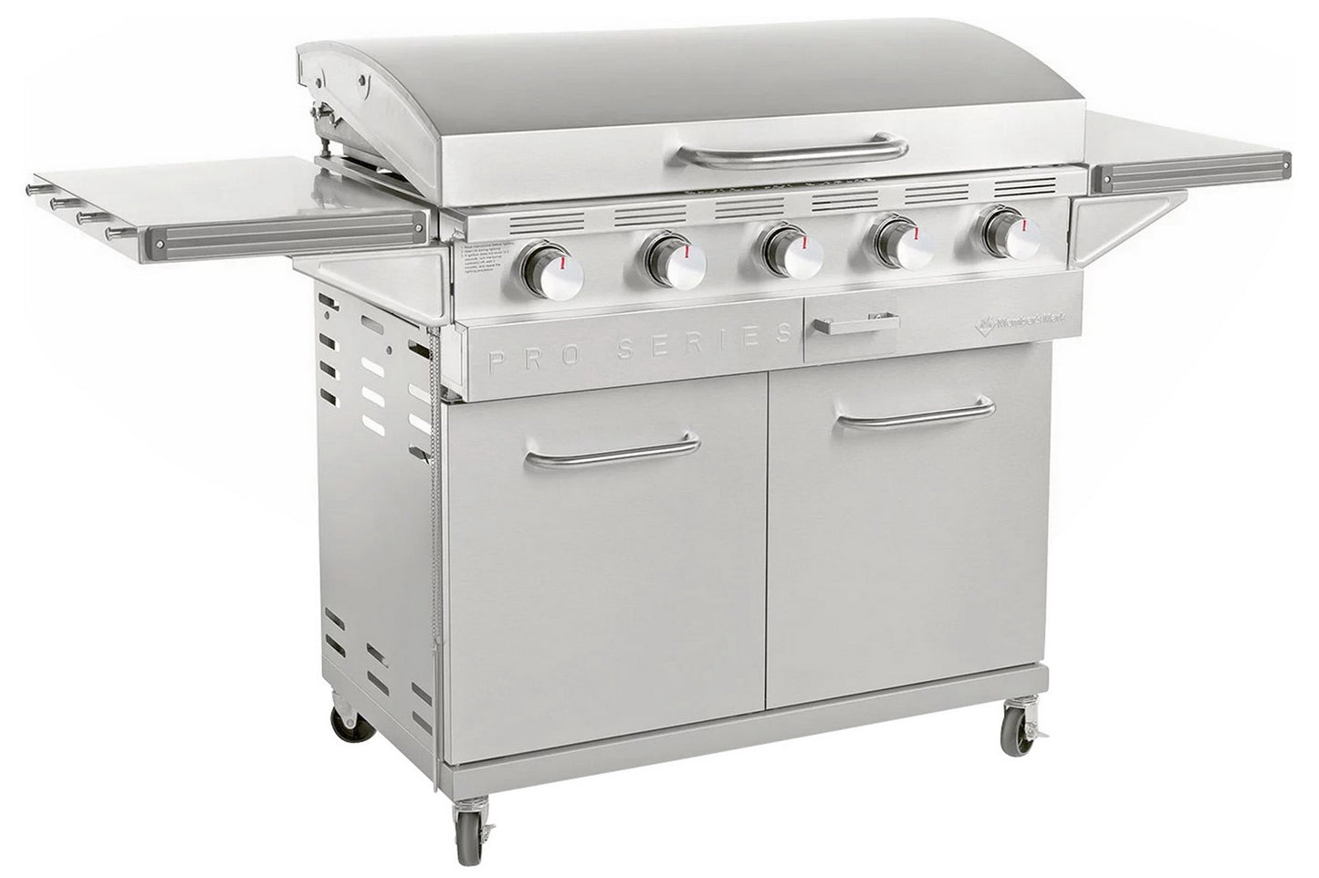 Large 5 Burner LP BBQ Stainless Steel Griddle Propane Gas 720 sq inch 47,500 BTU