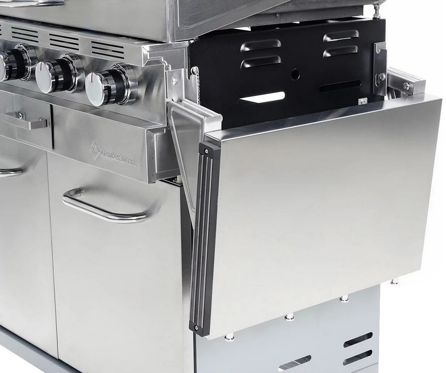 Large 5 Burner LP BBQ Stainless Steel Griddle Propane Gas 720 sq inch 47,500 BTU