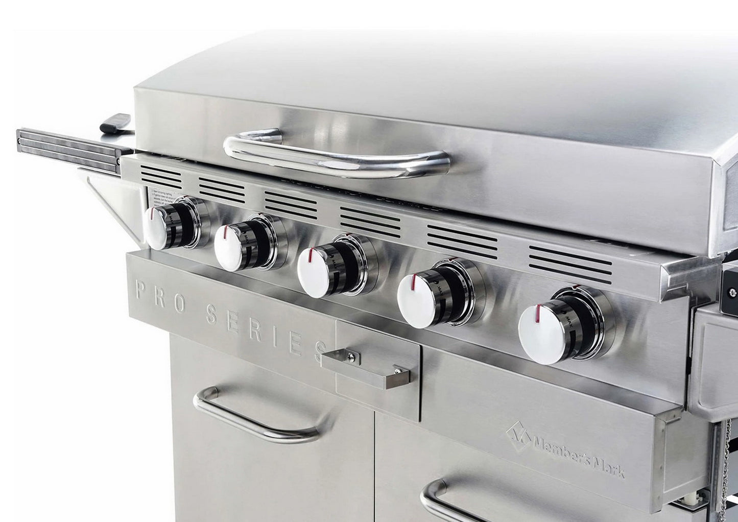 Large 5 Burner LP BBQ Stainless Steel Griddle Propane Gas 720 sq inch 47,500 BTU