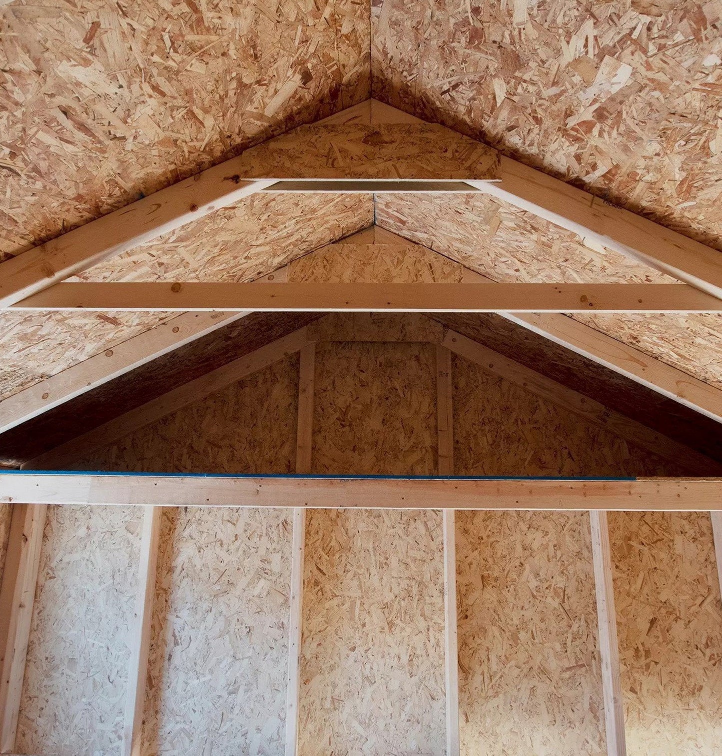 12' x 10' Outdoor Wood Shed Polycarbonate Roof Wooden Easy Build Install Kit