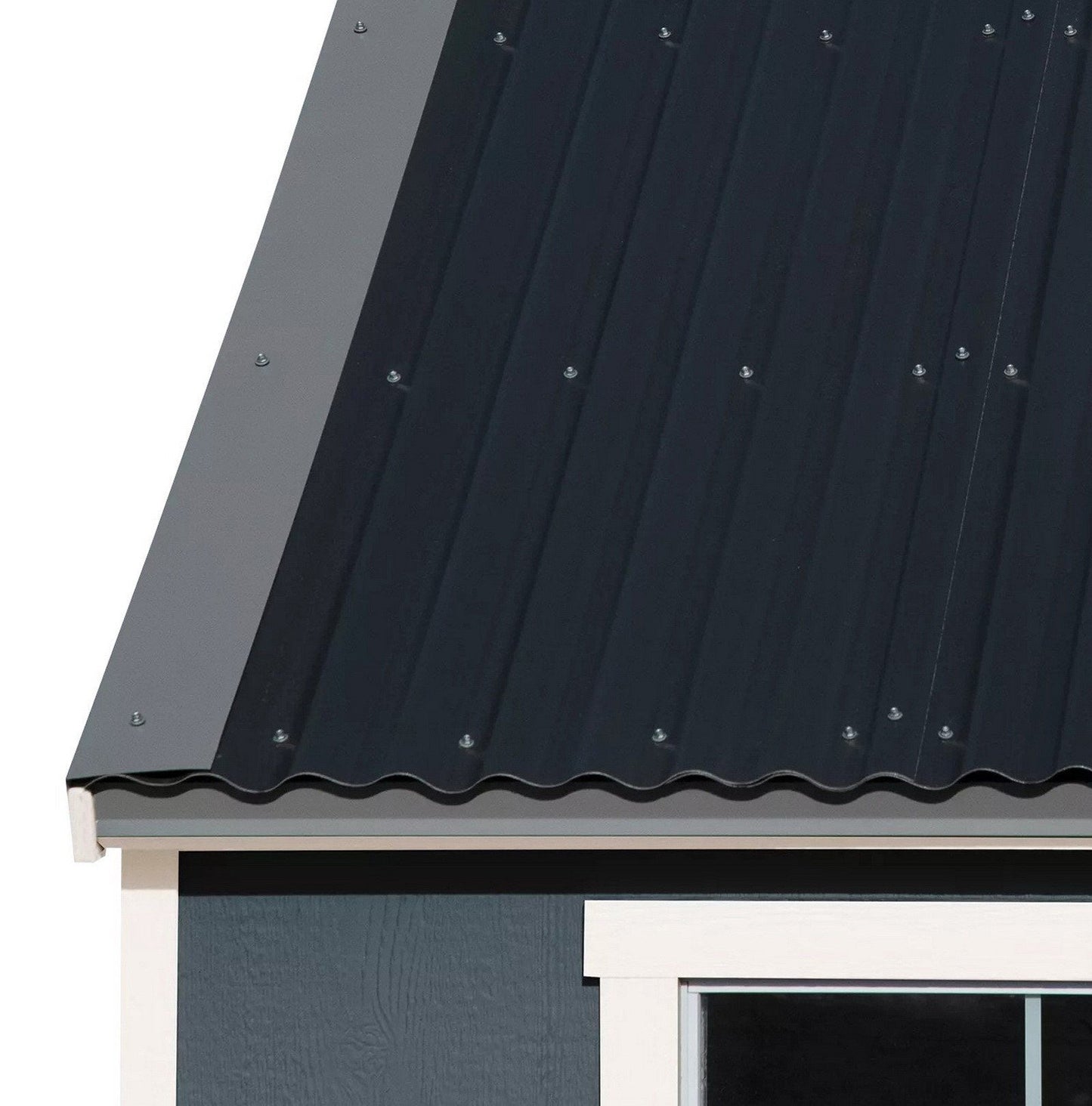 12' x 10' Outdoor Wood Shed Polycarbonate Roof Wooden Easy Build Install Kit