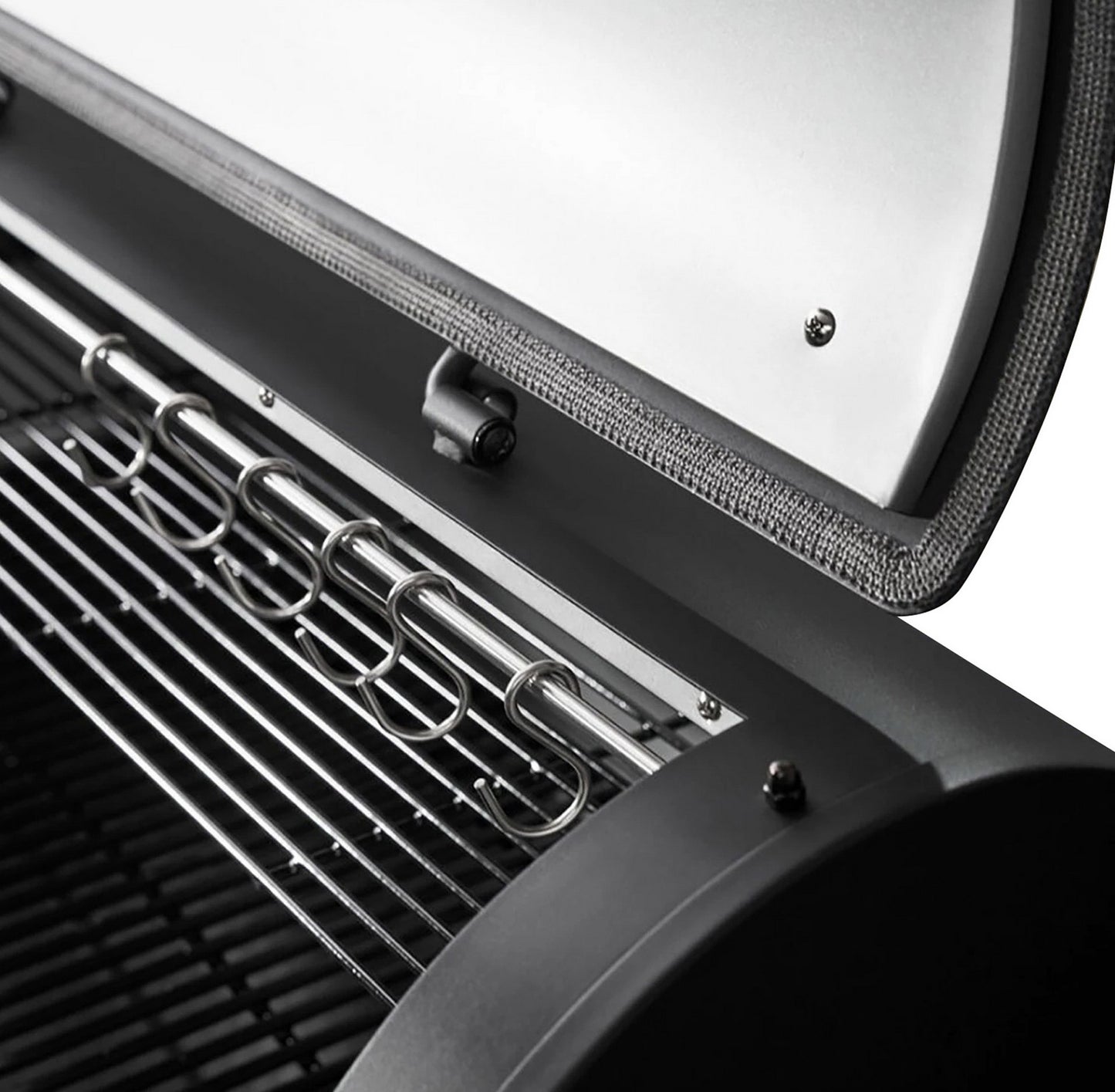 36" Pellet Smoker BBQ with Electric Induction Side Burner Flavor Tray 920 sq in