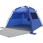 Big Instant Sun Shelter Beach Camping Tent Mesh Windows Closable Door 6' x 9.5'