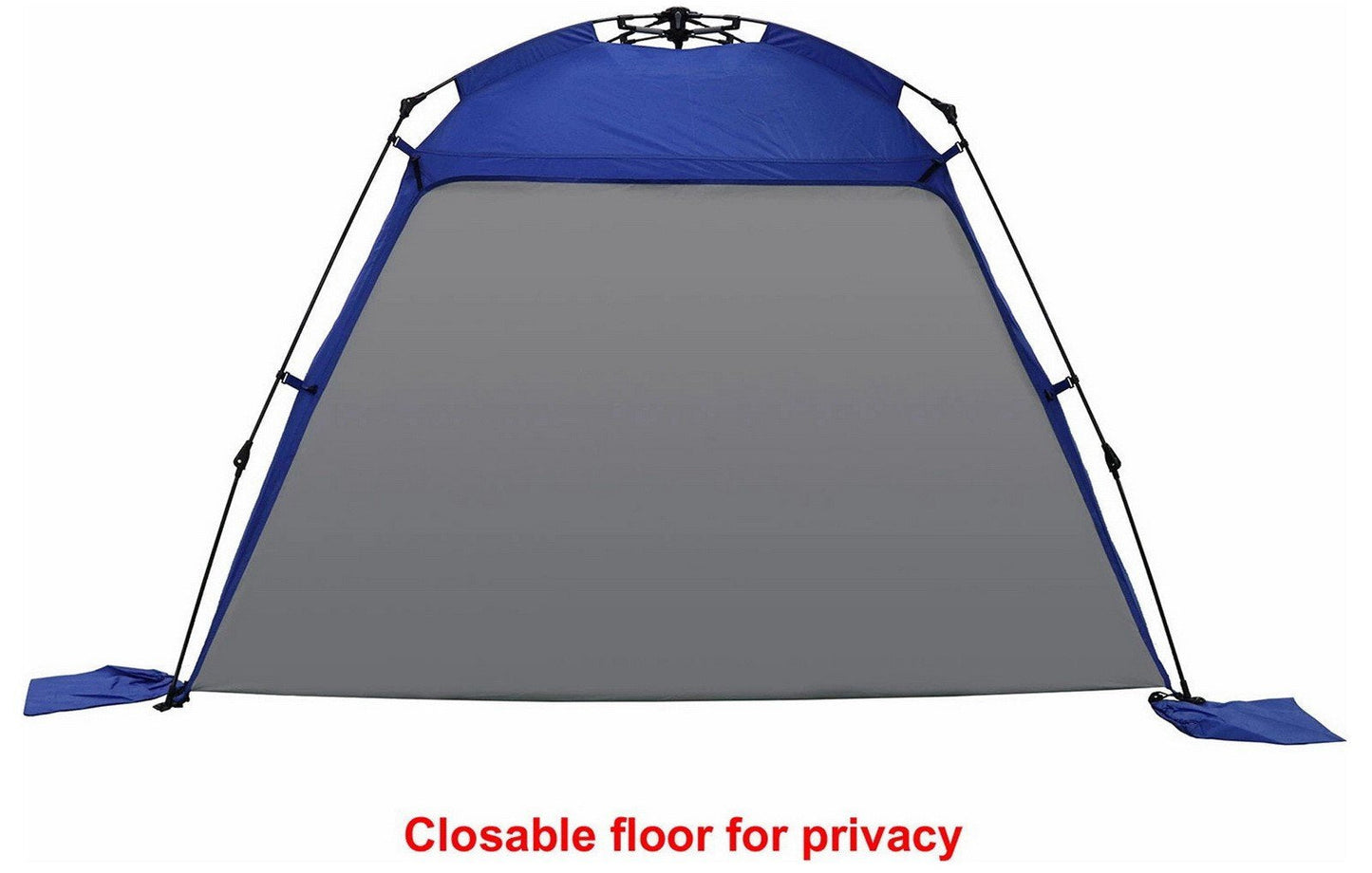 Big Instant Sun Shelter Beach Camping Tent Mesh Windows Closable Door 6' x 9.5'