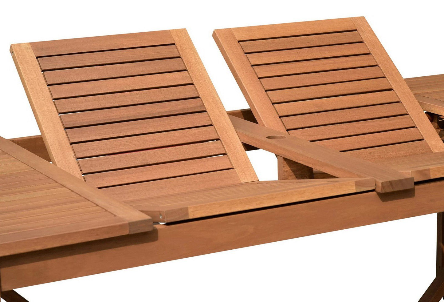 11 pc Solid Teak Wood Patio Dining Set 6' 8' 10' Extendable Table 10 Chairs
