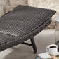 Two Outdoor All Weather Padded Wicker Chaise Lounge Chairs Adjustable Back Patio Pool Deck Seating