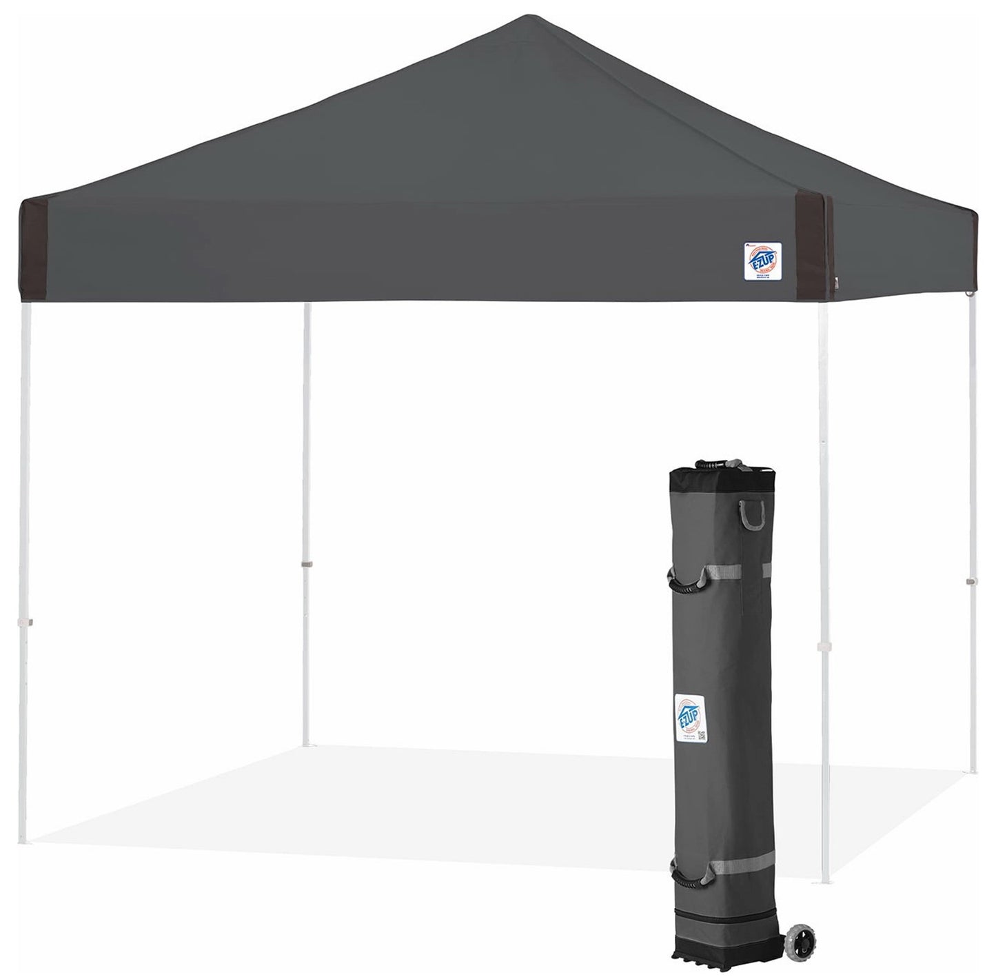 E-Z UP Pyramid Instant Shelter Canopy 10' x 10' Pop-Up Vendor Fair Tent