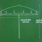 Large 8' Hula Beach Umbrella Tiki Thatch Canopy Patio Pool Market Shade