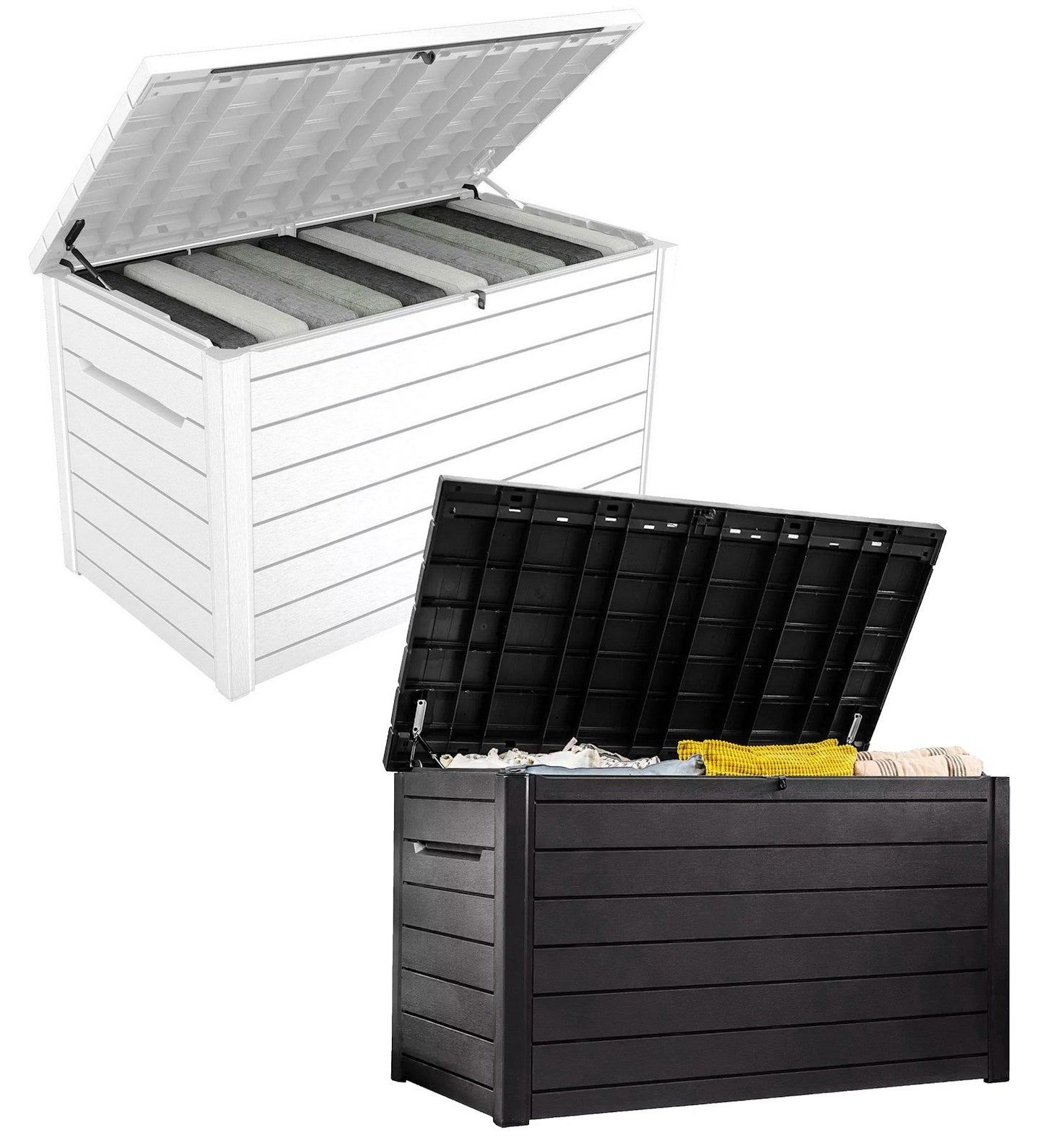 Keter Large 230 Gallon Outdoor Storage Deck Box Patio Weatherproof Resin Plastic