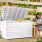 Keter Large 230 Gallon Outdoor Storage Deck Box Patio Weatherproof Resin Plastic