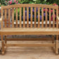 Wooden 4' Wide Glider Park Bench Teak Wood Furniture Patio Deck Seating