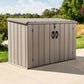 Outdoor Storage Box Hard Plastic Horizontal Storage Shed 561 Gallon 71"