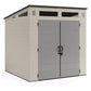 Tool Garden Storage Shed 7' x 7' Resin Locking Outdoor Steel Frame Suncast