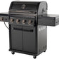 Large 4 Burner Gas Grill 51200 BTU 500 sq in LP Propane w/ Side Burner & Cover