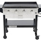 4 Burner Outdoor LP Gas Grill Griddle Top Portable Rolling 720 sq inch Propane