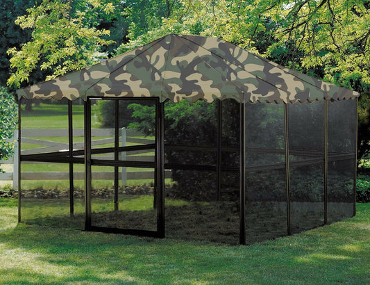 11'-7" Square Casita Screen House Screenhouse Tent Camouflage Canopy Enclosure
