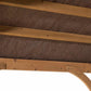 Huge 14' x 10' Solid Cedar Wood Pergola Gazebo Fabric Roof Top Heavy Duty