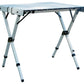 Portable Expandable Camping Table 28" to 48" x 27" Telescoping Aluminum Frame