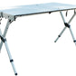 Portable Expandable Camping Table 28" to 48" x 27" Telescoping Aluminum Frame