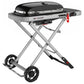 Weber Traveler Gas Outdoor BBQ Grill with Bonus 7' RV Propane Hookup Hose