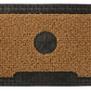 Scraper Door Mat 30'' x 18'' Black Tan Entry Door Patio Turf Star Design