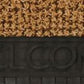 Scraper Door Mat 30'' x 18'' Black Tan Entry Door Patio Turf Star Design