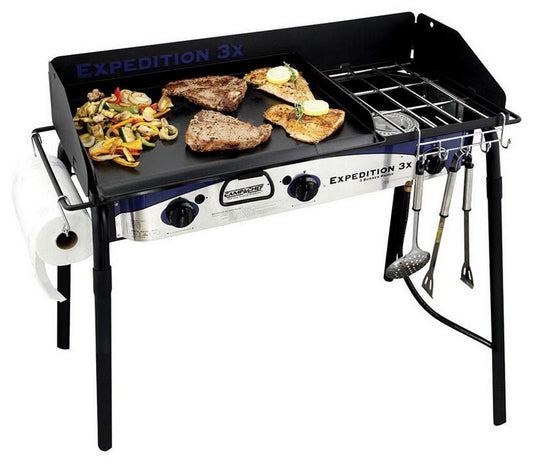 Camp Chef Expedition Outdoor Gas Griddle 3X 3 Burner Propane Stove